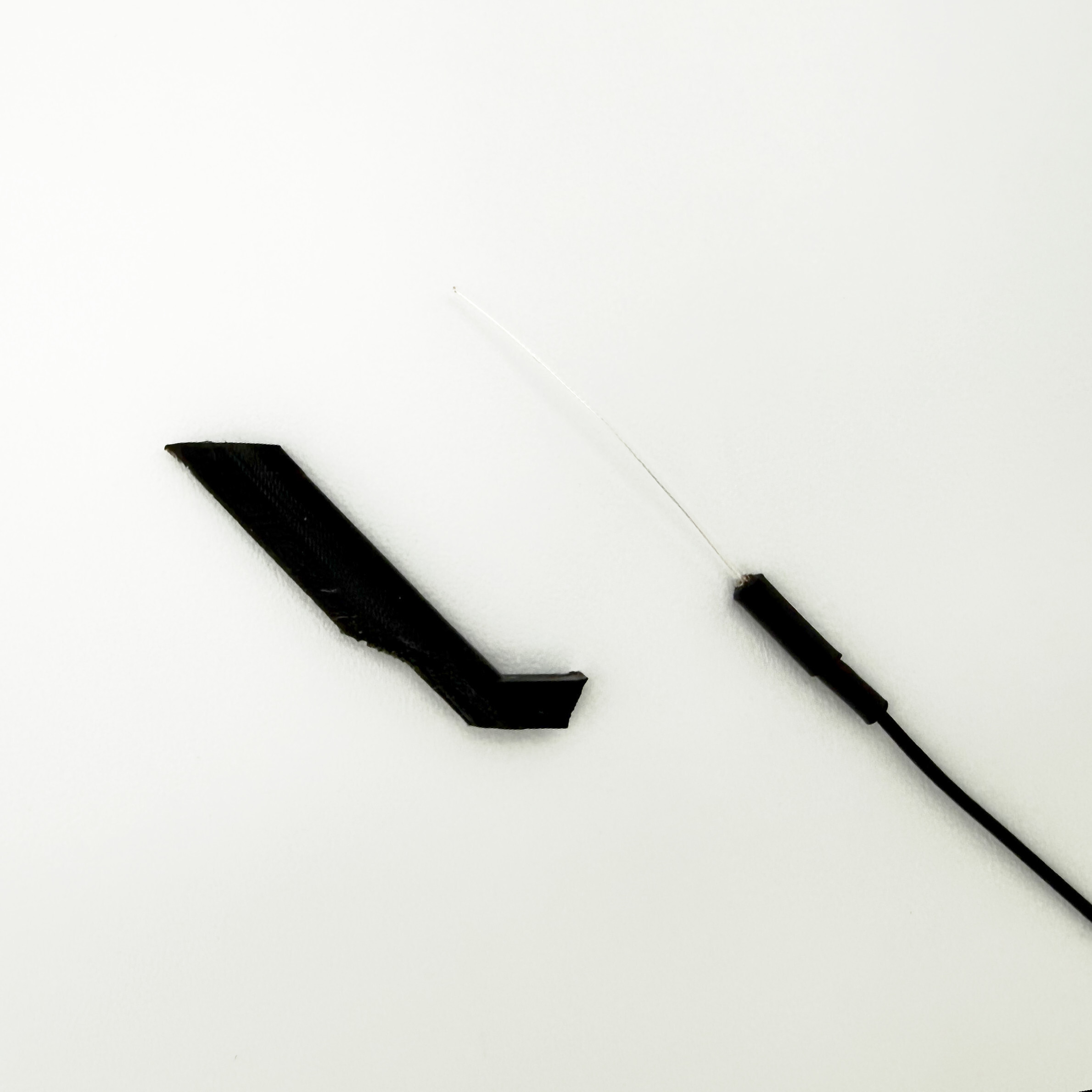 Basic antenna and fairing with heat shrink Basic antenna and fairing with heat shrink